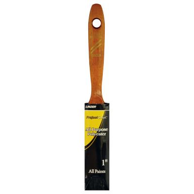 Linzer Latex Paint Brush, 7/16 in thick, 2-1/4 in trim, Polyester, Walnut Wood handle, 1123-1