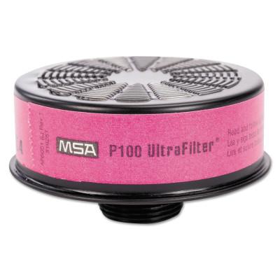 MSA Ultra Filter® Respirator Cartridge, P100 Ultra, Dust, Fumes, Mist, 10010421
