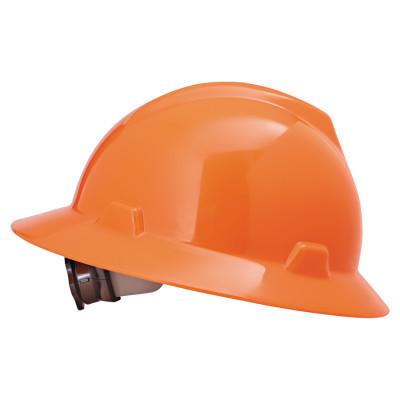MSA V-Gard Protective Caps, Staz-On, Cap, Hi-Viz Orange, 488148