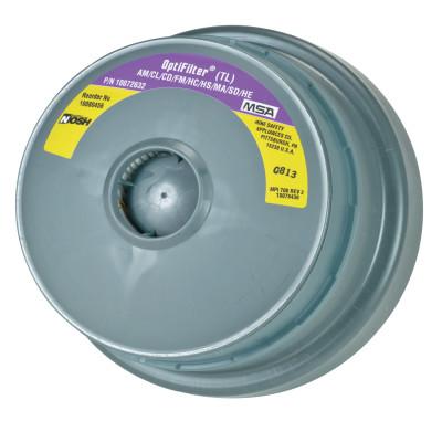MSA OptimAir TL PAPR Cartridge, Organic Vapors/Acid Gases/Ammonia/Formaldehyde, P100, 10080456