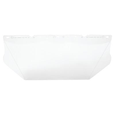 MSA V-Gard Accessory System General Purpose Visors, Clear, Contoured, 17" x 8", 10115836