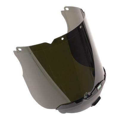 MSA V-Gard Visors, UV, Clear, Contoured, 10115863