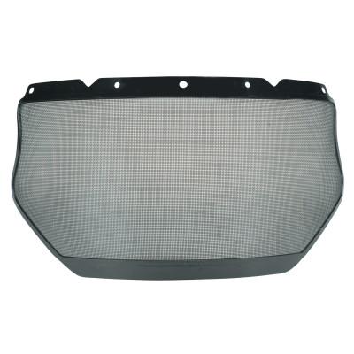 MSA V-Gard Mesh Visors, Mesh, Gray, 10116558