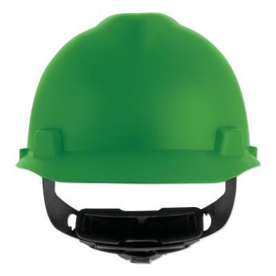 MSA V-Gard® Cap-Style Hard Hat with Fas-Trac® III Suspension, Matte, Green, 10203085