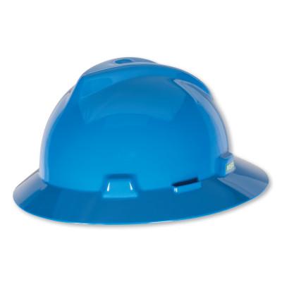 MSA V-Gard Protective Hats, Staz-On, Hat, Blue, 454732