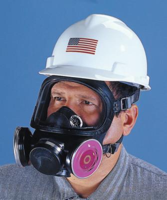 MSA Ultra-Twin® Respirator, Large, Silicone, 480267