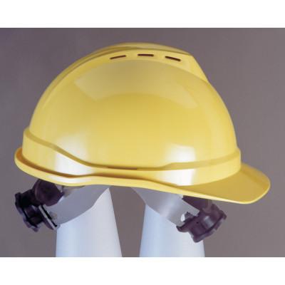 MSA Topgard Protective Caps & Hats, Fas-Trac Ratchet, Hat, Yellow, 475387