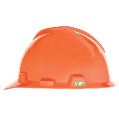 MSA V-Gard Protective Caps, Fas-Trac III, 7 1/2 - 8 1/2, Hi-Viz Orange, 489364