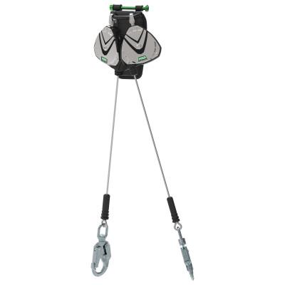 MSA V-EDGE Leading Edge Personal Fall Limiters, AL36CL, Snap Hook, 310 lb, 2 Leg, 63162-00A