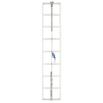 MSA Sure Climb Ladder Cable System, Galvanized Steel, 5/16 in x 30 ft, SFPLS350030