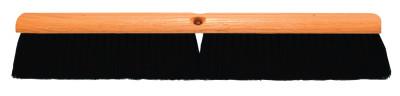 Magnolia Brush No. 10 Line Floor Brushes, 24 in Hardwood Block, 3 in Trim L, Black Tampico, 1024LH