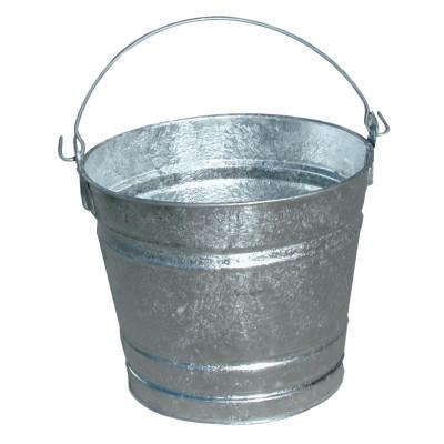 Magnolia Brush Standard-Duty Galvanized Pail, 14qt, 14QT