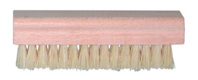 Magnolia Brush Hand & Nail Brushes, 4 3/4 in Hardwood Block, 5/8 in Trim L, White Plastic, 176-P