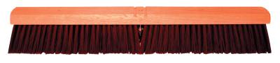 Magnolia Brush No. 22A Line Garage Brush, 24 in Hardwd Block, 3 in Trim L, Coarse Brown Plastic, 2224-A