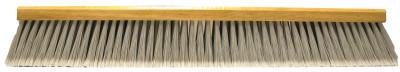 Magnolia Brush No. 37 Line FlexSweep Floor Brush, 18in, 3in Trim L, Silver Flagged-Tip Plastic, 3718-FX