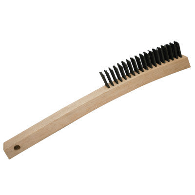 Magnolia Brush Curved Handle Wire Scratch Brushes, 14 in, Carbon Steel Wire, 399