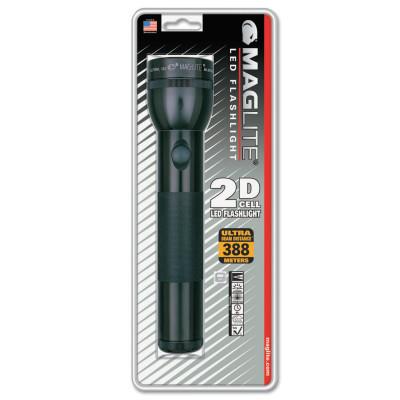 MAG-Lite?? LED D-Cell Flashlight, 2 D, Black, ST2D016