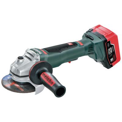 Metabo Cordless LiHD Brushless Angle Grinder Kit, 4 1/2", 18 V, Side Handle, 9,000 rpm, 613074620