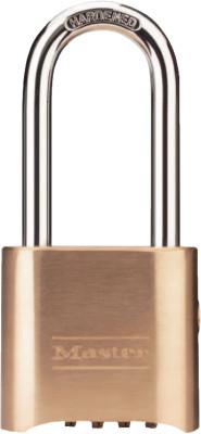 Master Lock® No. 176 & 177 Resettable Combination Locks, 5/16 in Diam., 2 1/8 in L X 1 in W, 176LH