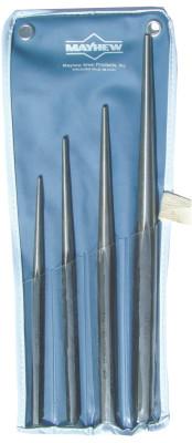 Mayhew™ 4 Pc Line-Up Punch Kits, Round, English, Pouch, 62235