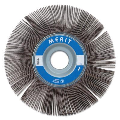 Merit Abrasives High Performance Flap Wheels, 6 in x 1 in, 60 Grit, 6,000 rpm, 08834123011