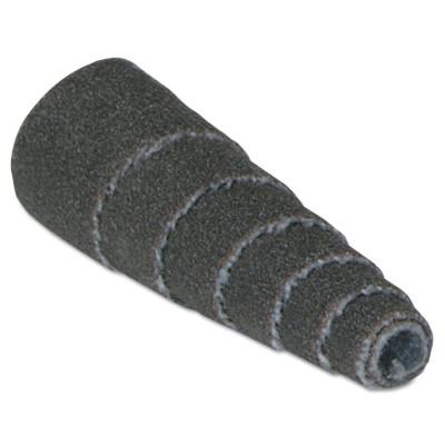 Merit Abrasives Aluminum Oxide Spiral Rolls Full Tapers, 1/2 x 2 x 1/8, 120 Grit, 08834181757