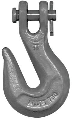 CM Columbus McKinnon Grade 80 Clevis Grab Hooks, 5/8 in, 18,100 lb, Orange, M810A