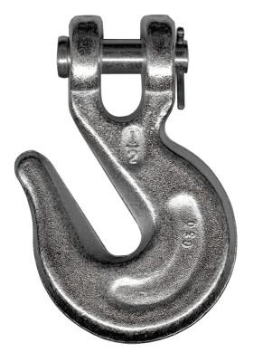 CM Columbus McKinnon Big Orange Grade 43 Clevis Grab Hooks, 7/16 in, 7,200 lb, Clear, M807L