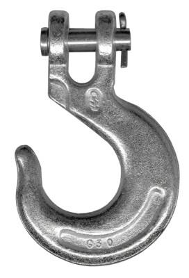 CM Columbus McKinnon 1/4" CLEVIS SLIP HOOK CLEAR FINIS, M904L