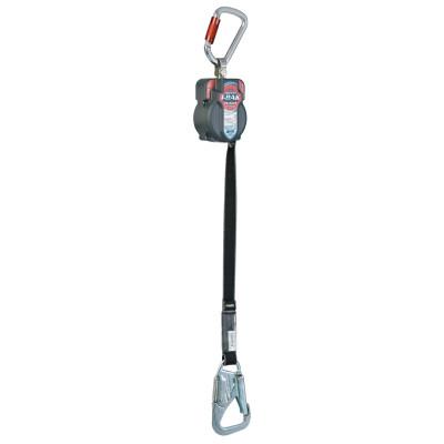 Honeywell Turbo T-BAK Self-Retracting Lifelines, Aluminum Twist Lock Carabiner, MFLT-3/7.5FT
