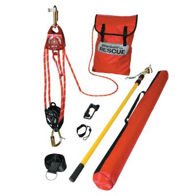 Honeywell QuickPick Rescue Kit, 25 ft. Working Distance, 125 ft Rope, 400 lb Load Capacity, QP-1/25FT