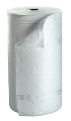 3M High-Capacity Petroleum Sorbent Rolls, Absorbs 73 gal, 144 ft, 7000001940