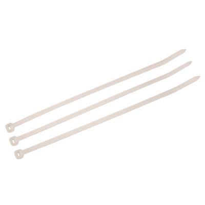 3Mƒ?› Standard Cable Ties, 50 lb Tensile Strength, 7 3/5 in, Natural, 1,000 per bag, 592998