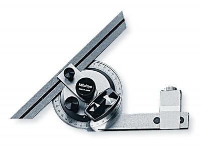 Mitutoyo Series 187 Universal Bevel Protractors, 12 in Blade, Height Gage Compatible, 187-906