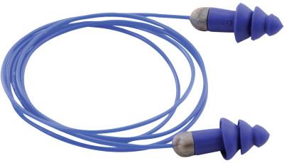 Moldex Alphas™ Reusable Earplug, Vinyl, Blue, Metal Detectable, 6436