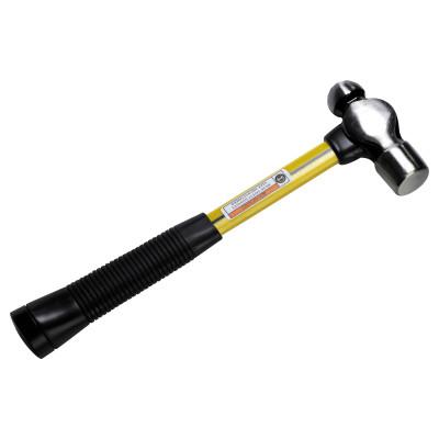 Nupla® Classic Ball Pein Hammer, Fiberglass Handle, 13 in, Carbon Steel 20 oz Head, 21-020