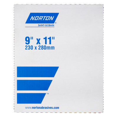 Saint-Gobain Norton Cloth Sheets, Aluminum Oxide Cloth, 240 Grit, Brown, 66261126334