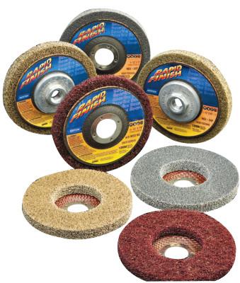 Saint-Gobain Rapid Finish Bear-Tex Unified Wheels, 4 1/2 X 5/8-11, Medium, Aluminum Oxide, 66261023947