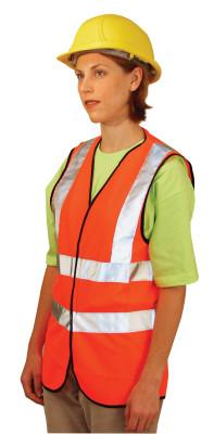 OccuNomix Class 2 Solid Vests with 3M Scotchlite Reflective Tape, Medium, Hi-Viz Yellow, LUX-SSFULLG-YM