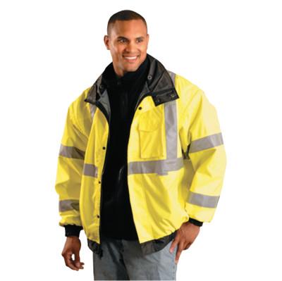 OccuNomix Bomber Jackets, X-Large, Yellow, LUX-TJBJ-YXL