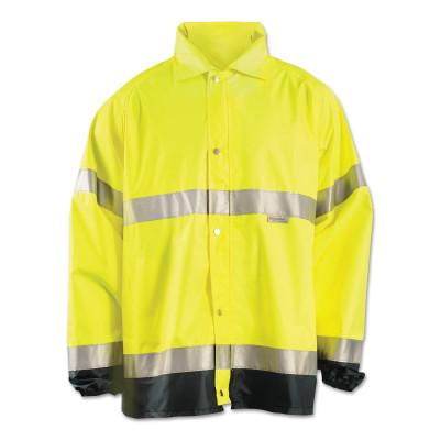 OccuNomix Premium Breathable Jackets, Polyester, 4X-Large, Yellow, LUX-TJR-Y4X