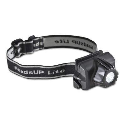 Pelicanƒ?› HeadsUp Liteƒ?› Flashlight, 3 AAA, 60 lumens, Black, 026900-0100-110