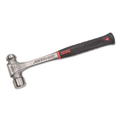 Stanley?? Products Anti-Vibe Ball Pein Hammers, Straight Handle, 13 25/32 in, Steel, 1324AVP