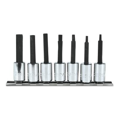 Stanley® Products 7 Pc. Hex Bit Socket Sets, 3/8 in Drive, 4900-7C