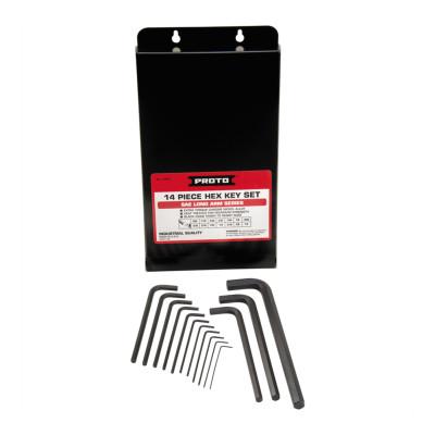 Stanley® Products Long Hex Key Sets, 14 per box, Hex Tip, Inch, 4987