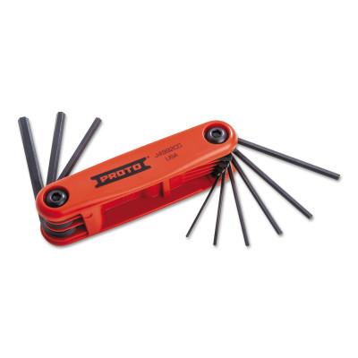 Stanley® Products 8 Pc. Folding Hex Key Sets, Hex Tip, Inch, 4992CG