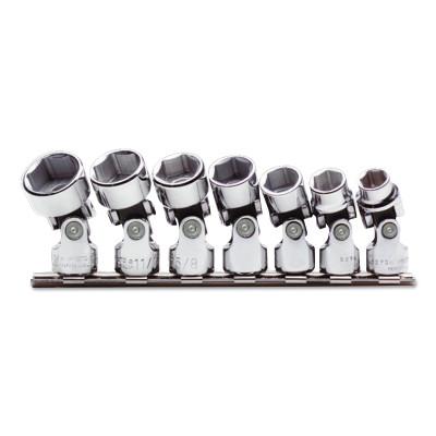 Stanley® Products Torqueplus 7 Piece Universal Socket Sets, 3/8 in, 6 Point, 52100