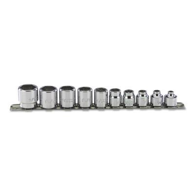 Stanley?? Products 10 Piece Super Short Socket Sets, 3/8 in, 6 Point, 52123