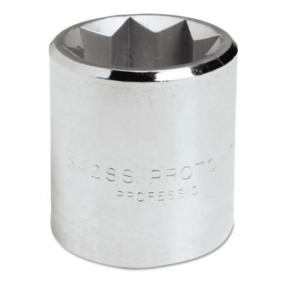 Stanley® Products Sockets 1/2" Drive, 1/2 in Drive, 5/8 in, 8 Points, 5420S