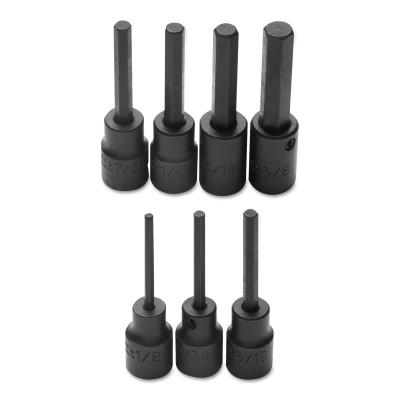 Stanley?? Products 7 Pc. Hex Bit Impact Socket Set, 3/8 in Drive, 72152